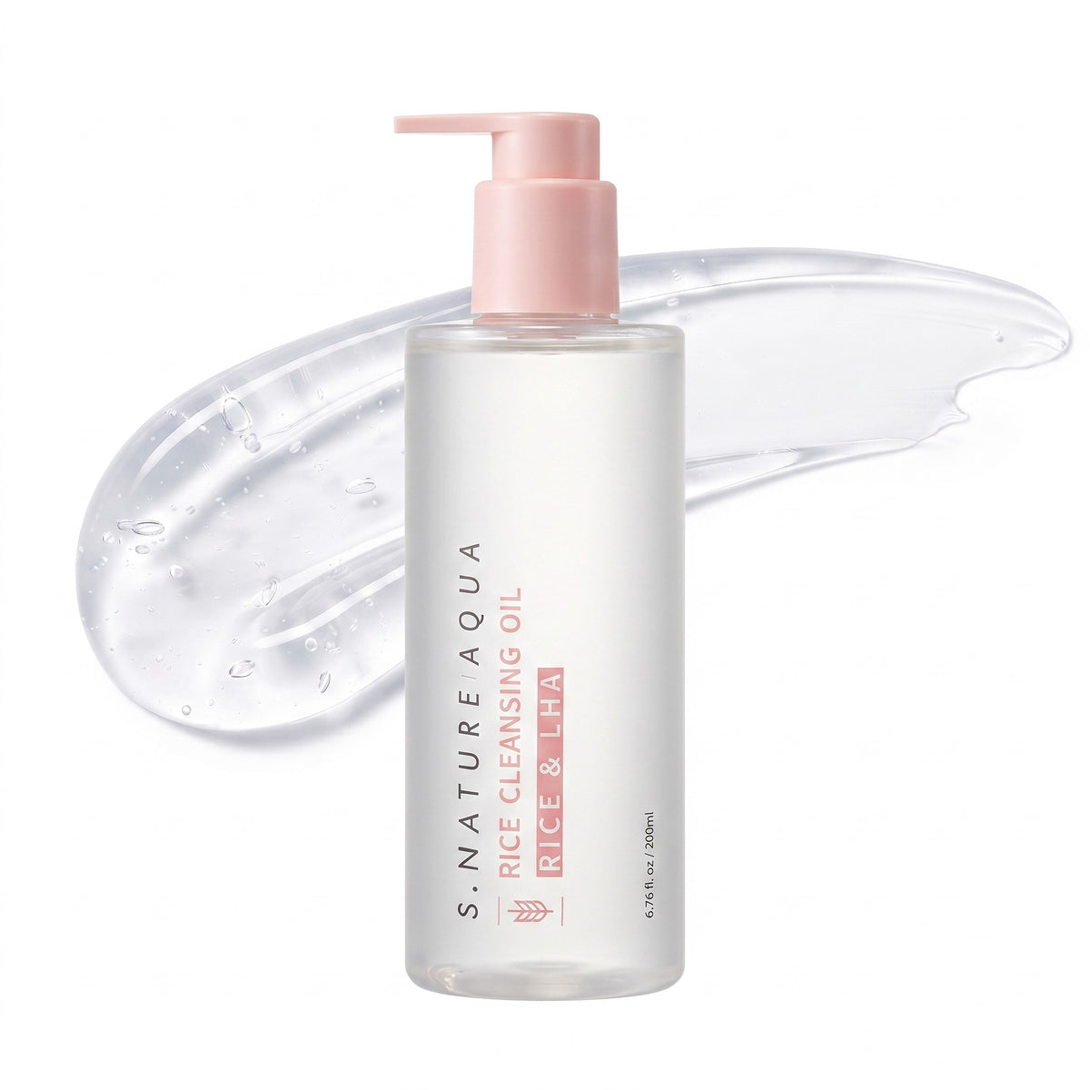 S.NATURE Aqua Rice Cleansing Oil 200ml | Korean Gentle Oil Cleanser