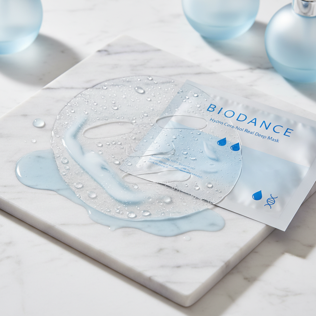 Biodance Hydro Cera-Nol Real Deep Hydrogel Mask - transparent gel mask