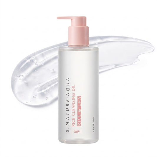 S.NATURE Aqua Rice Cleansing Oil 200ml | Korean Gentle Oil Cleanser