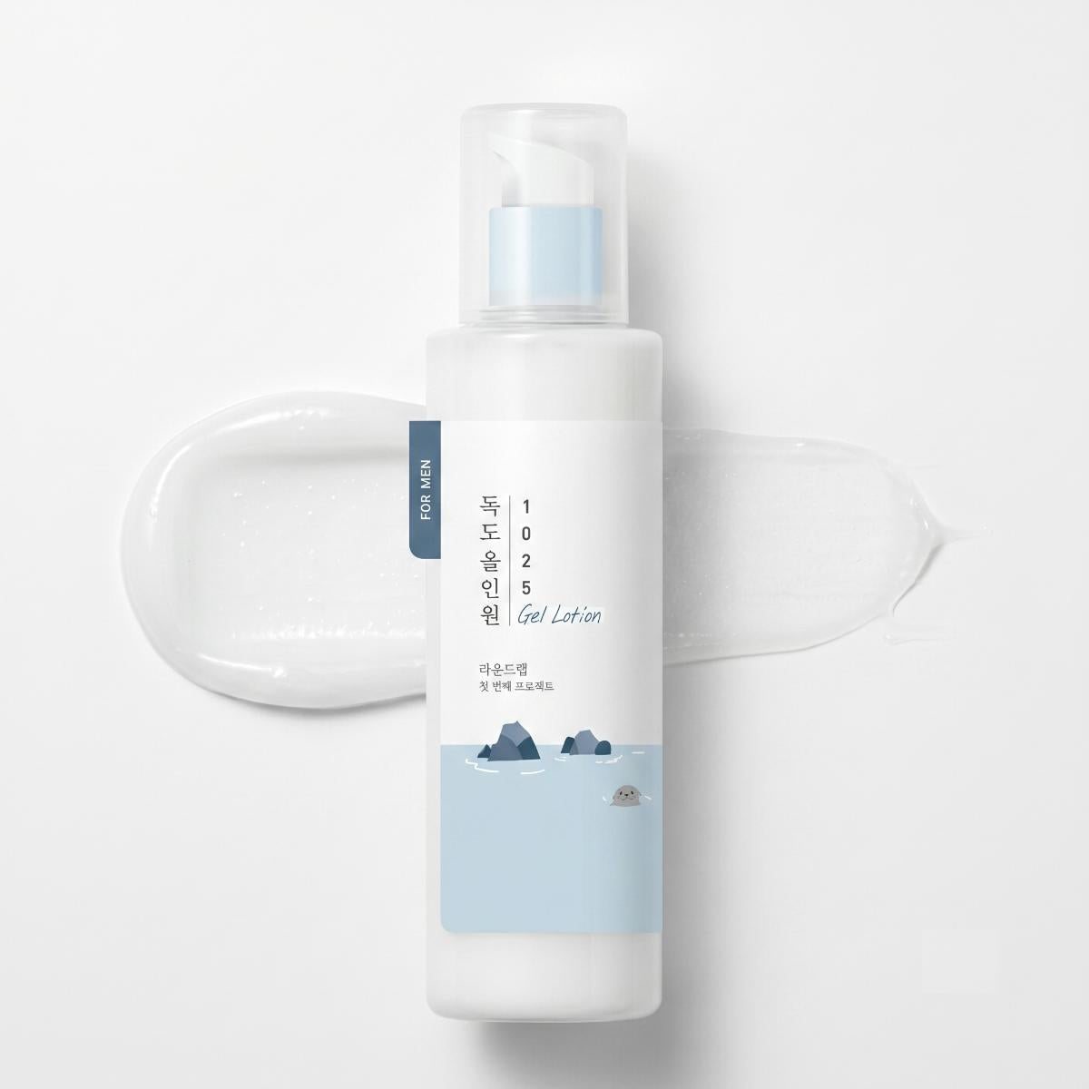 ROUND LAB For Men 1025 Dokdo All-In-One Gel Lotion 200ml | Korean Men's Moisturizer